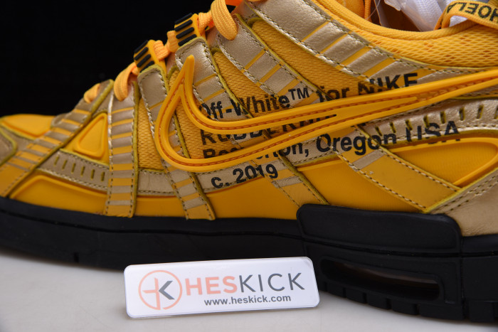 OFW NIKE AIR RUBBER DUNK “UNIVERSITY GOLD” CU6015-700