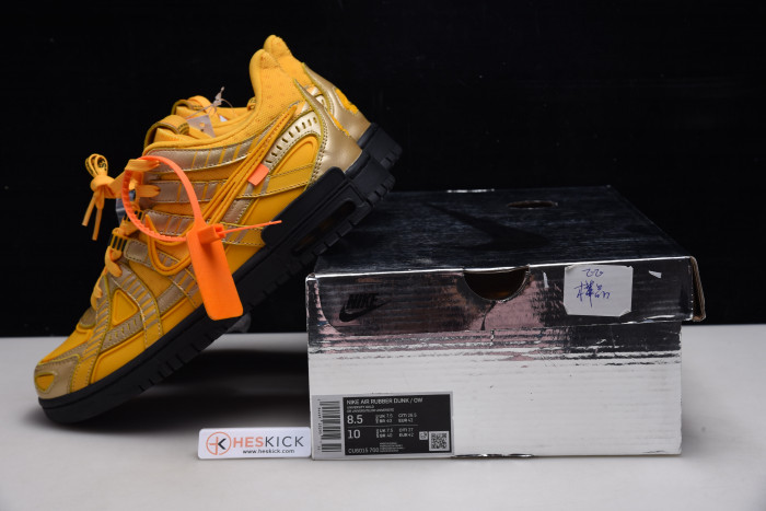 OFW NIKE AIR RUBBER DUNK “UNIVERSITY GOLD” CU6015-700