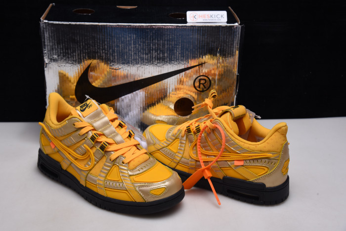 OFW NIKE AIR RUBBER DUNK “UNIVERSITY GOLD” CU6015-700