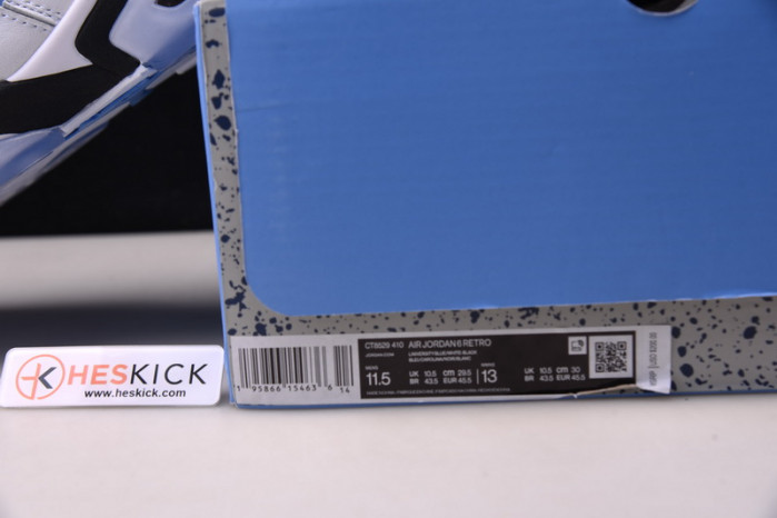 Air Jordan 6 UNC CT8529-410