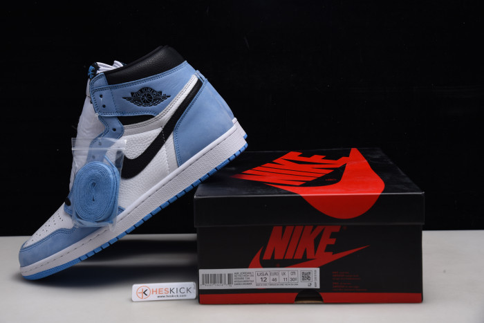 AIR Jordan 1 Retro High White University Blue Black 555088-134