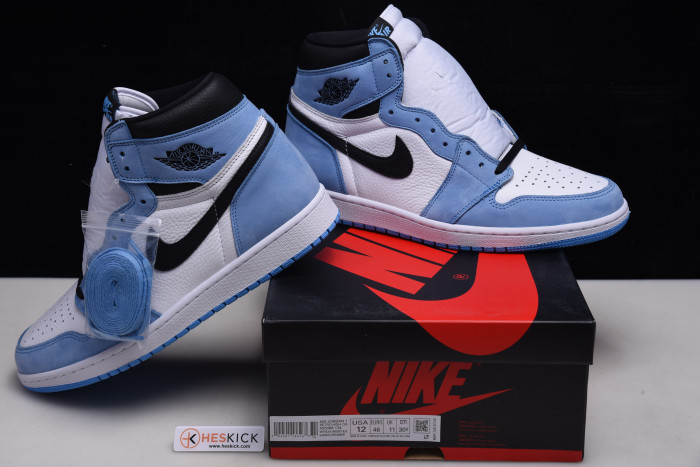 AIR Jordan 1 Retro High White University Blue Black 555088-134
