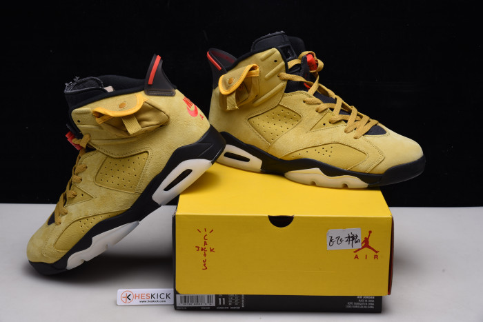 AIR JORDAN 6 YELLOW X TRAVIS SCOTT CN1084-300