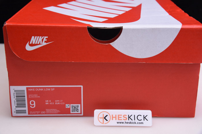 Nike Dunk Low SP “University Red” CU1727-100