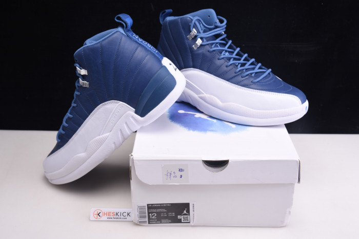 Air Jordan 12 Retro Stone Blue 130690-404