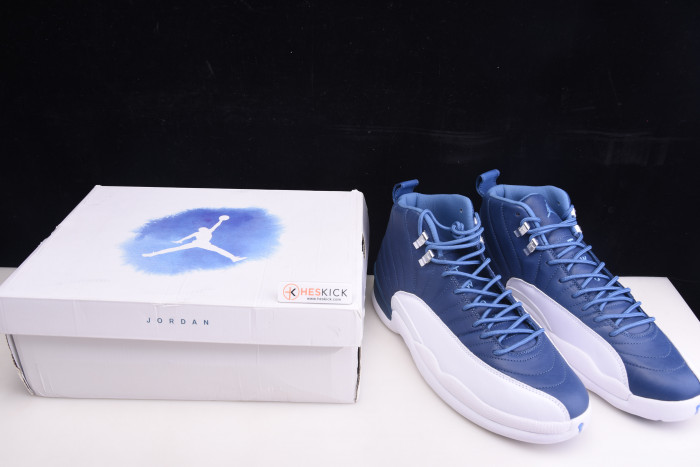 Air Jordan 12 Retro Stone Blue 130690-404