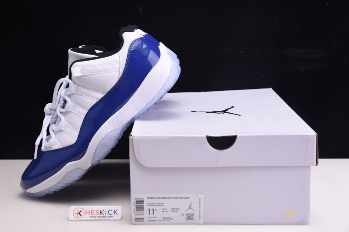 Air Jordan 11 Retro Low White Concord AH7860-100