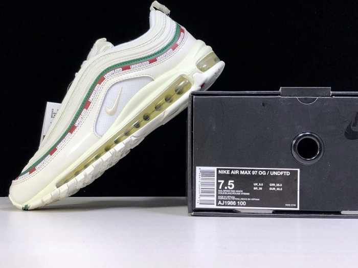 UNDEFEATED X NIKE AIR MAX 97 OG WHITE AJ1986-100