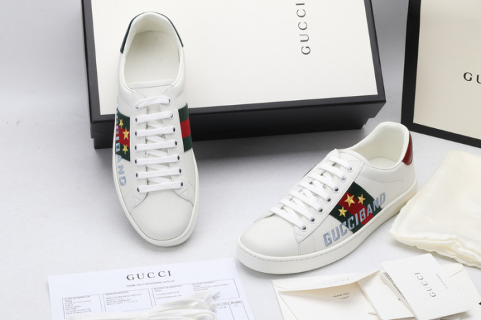 Gu66 Ace Embroidered Low-Top Sneaker 603693 0FI10 9069