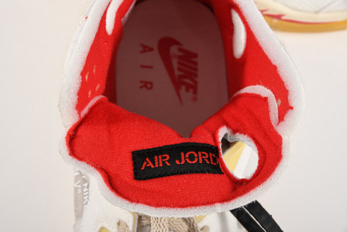 OFW Air Jordan 5 White Fire Red CT8480-002