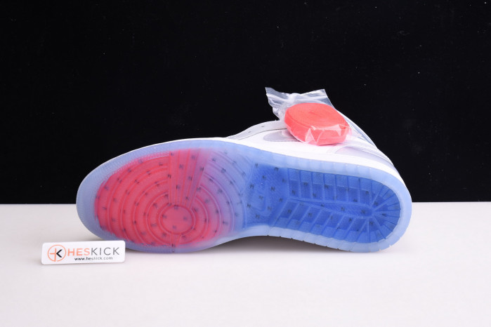 Air Jordan 1 Retro High Zoom White Racer Blue CK6637-104