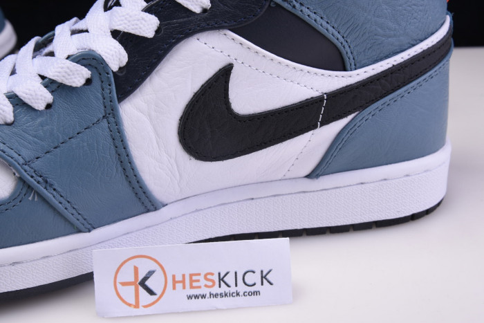 F**etasm x jordan 1 mid fearless blue white cu2802-100