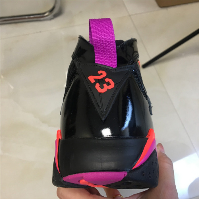 AIR JORDAN 7 RETRO BLACK PATENT 313358-006