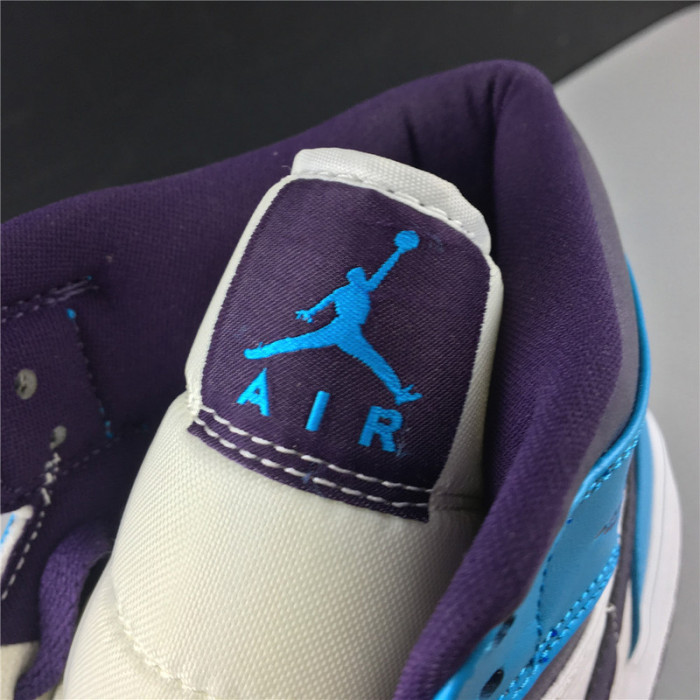 Jordan 1 Mid Hornets 554724-415
