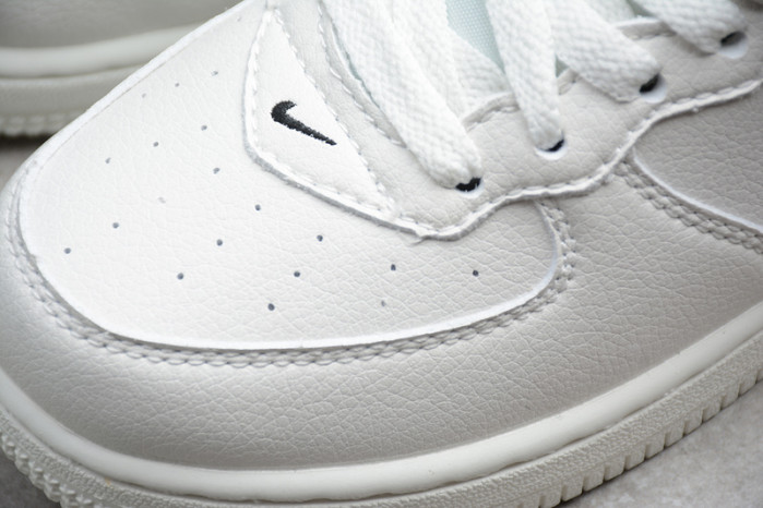 Kids Nike Air Force 1 Mid 07 White Black Red 314197-101