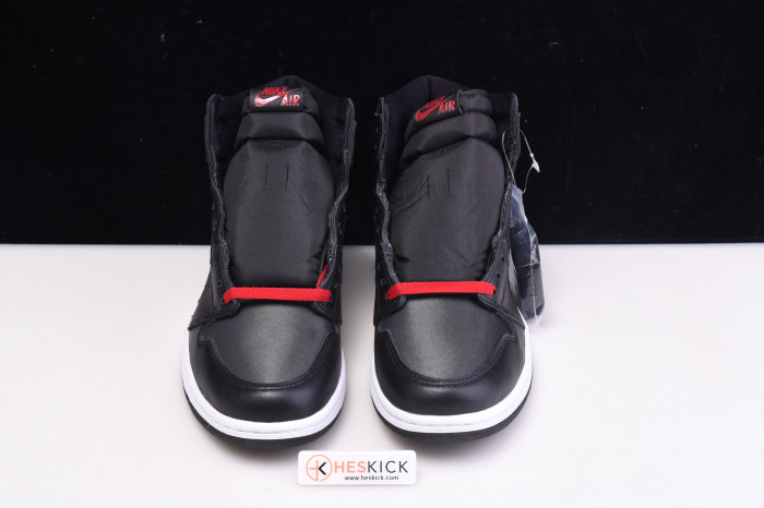 Air Jordan 1 Black Satin Gym Red 555088-060