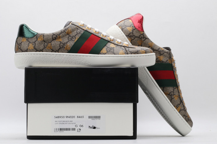 Gu66 Ace Embroidered Low-Top Sneaker 548950 9N020 8465