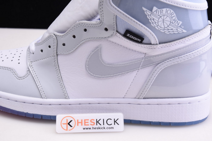 Air Jordan 1 Retro High Zoom White Racer Blue CK6637-104